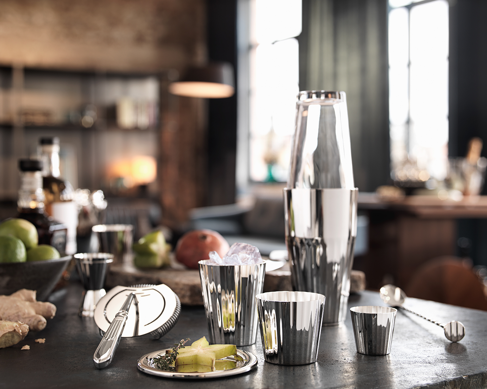 Robbe & Berking Belvedere Wodkabecher 90versilbert