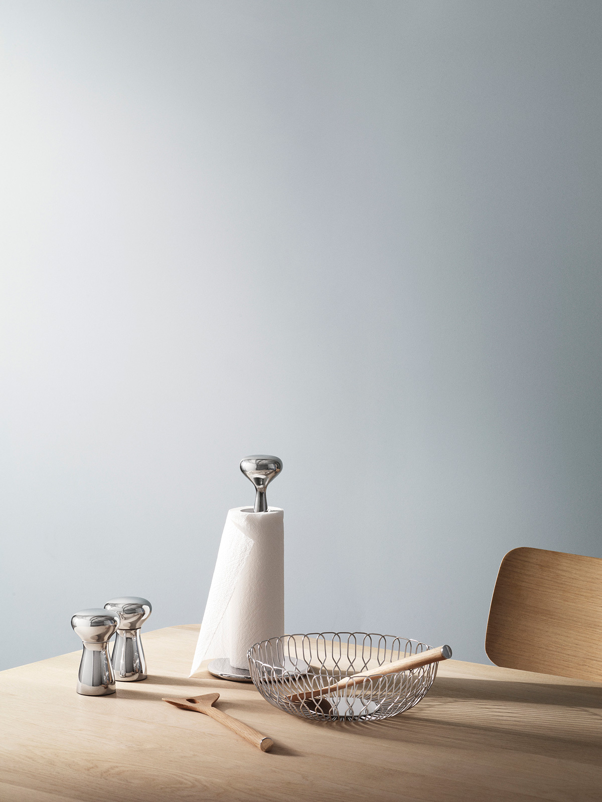 Georg Jensen Alfredo Küchenpapierhalter 32,0cm Edelstahl
