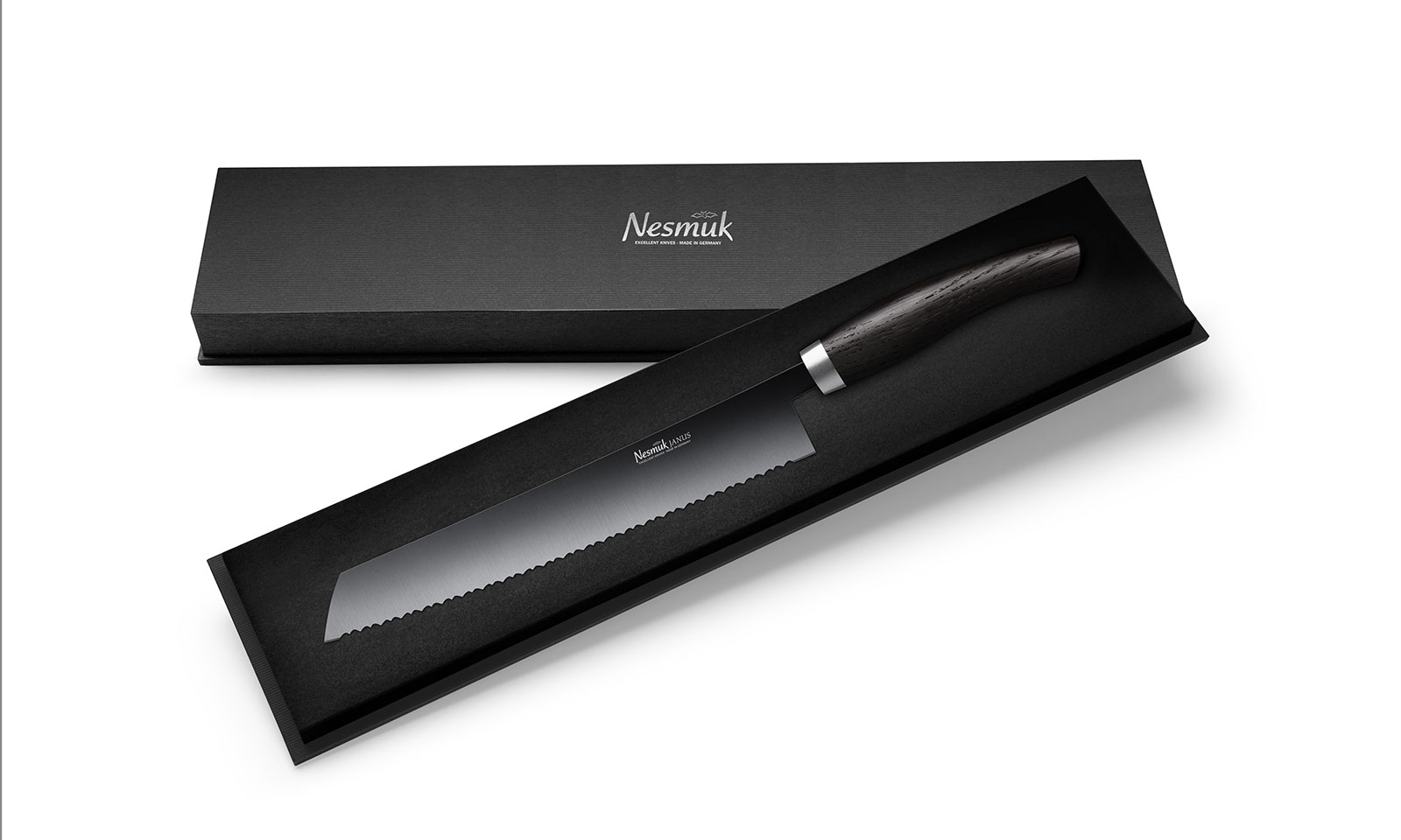 Nesmuk Janus Brotmesser 27cm Mooreiche