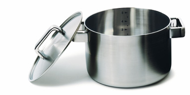 iittala Tools Topf 5ltr./22cm gebürsteter Edelstahl