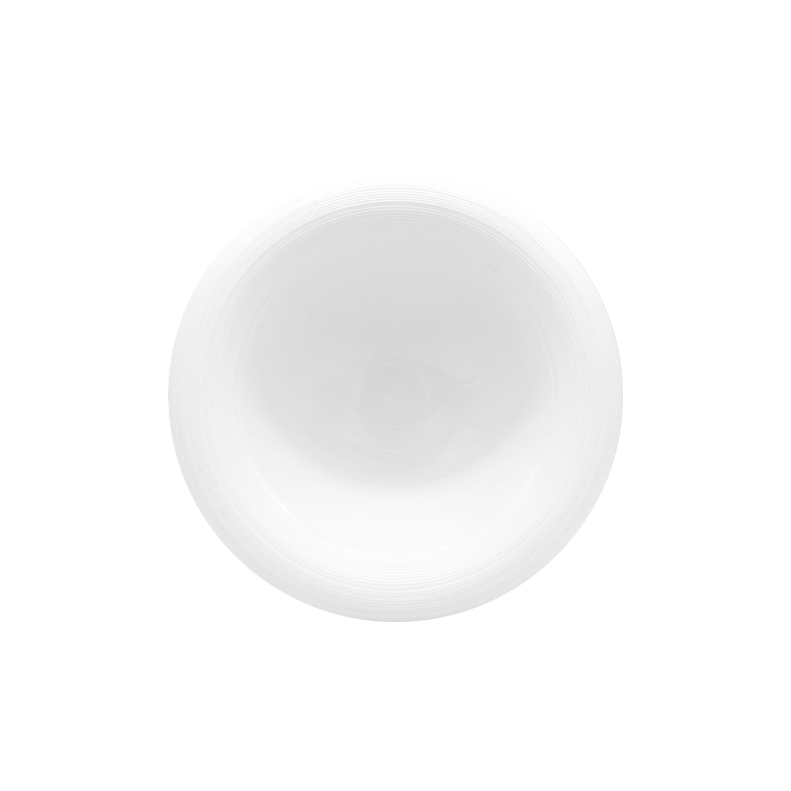 Draufsicht auf die Hémisphère Satin white Bubble Bowl 11cm von Coquet.