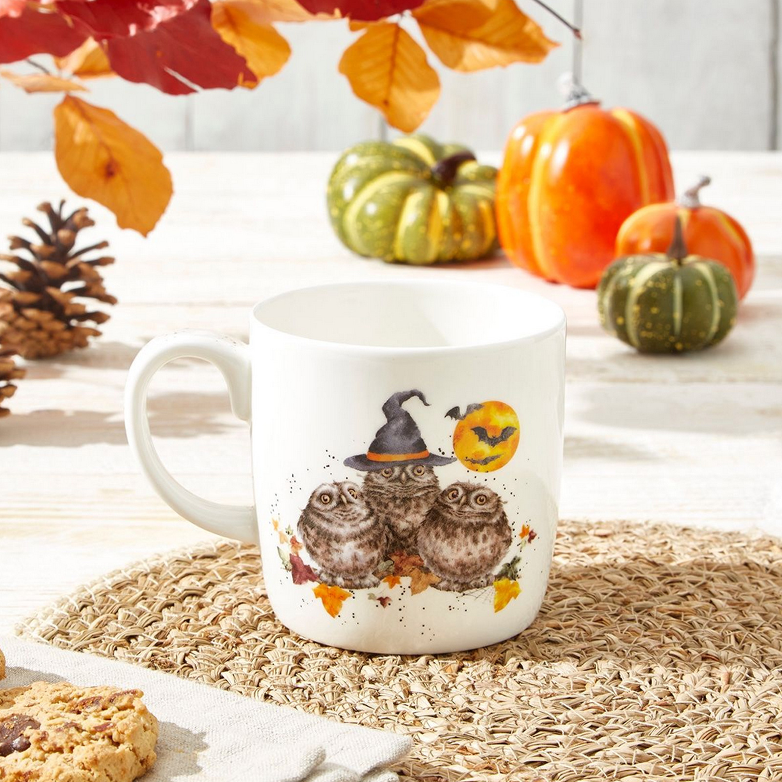 Royal Worcester Wrendale Designs Becher Halloween Happy Owloween 0,40ltr. (Halloween Collection) MMUY4020-XT