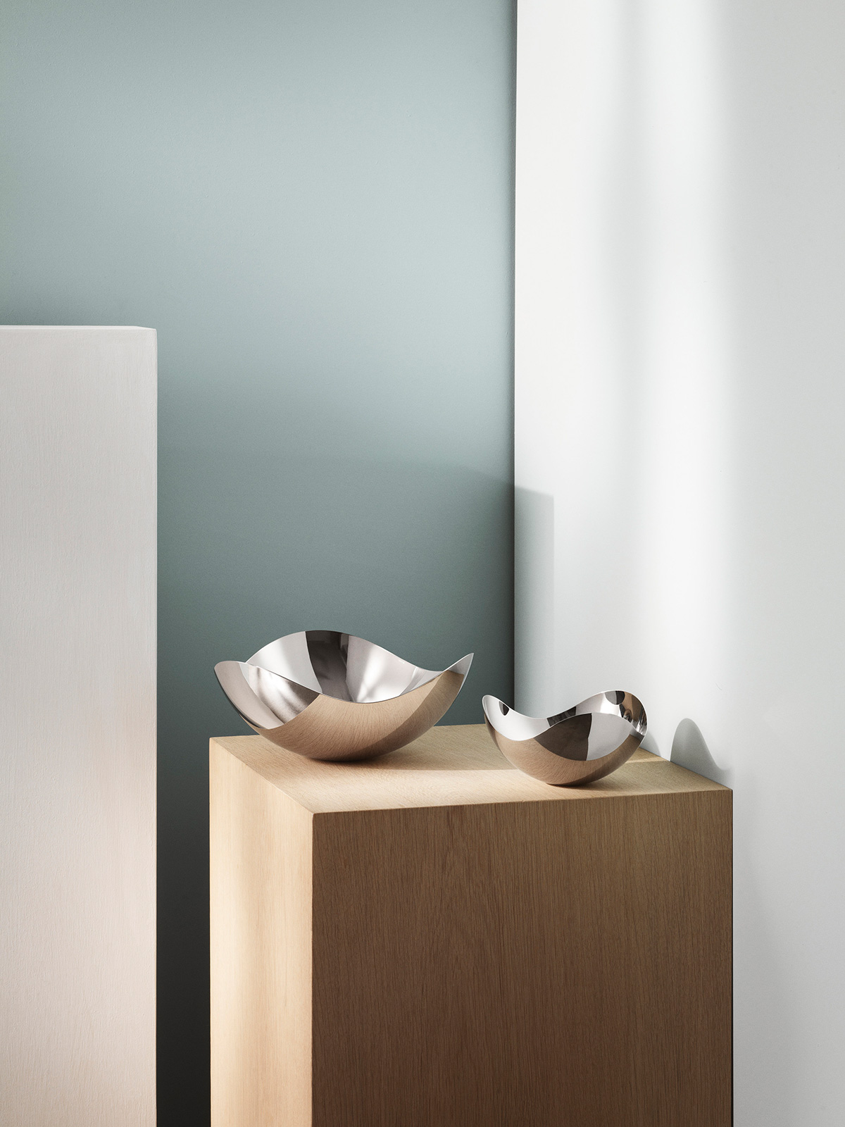 Georg Jensen Bloom Schale klein 26,0cm x 26,0cm Edelstahl