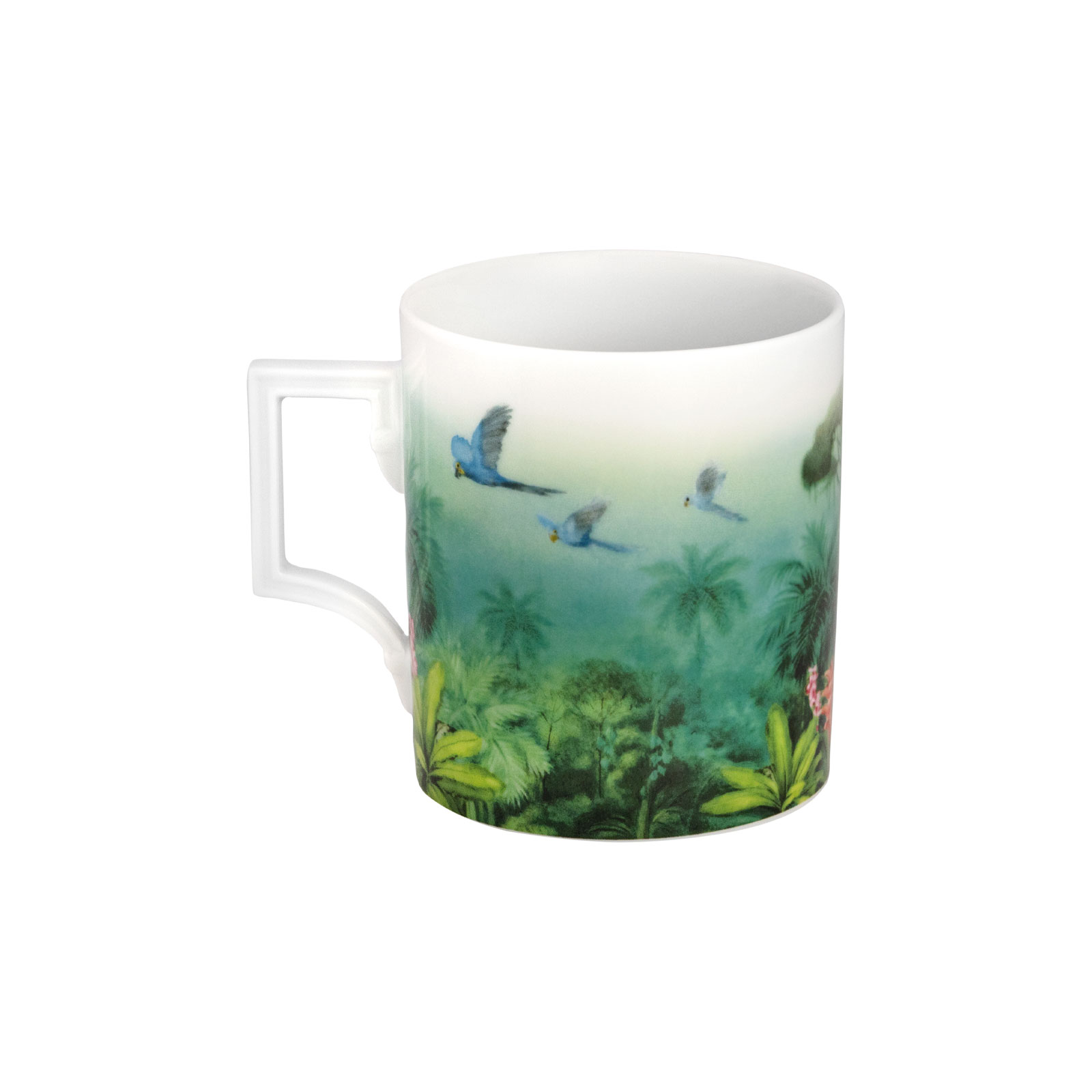 Meissen Ara Hyazinthara Henkelbecher 0,25ltr.