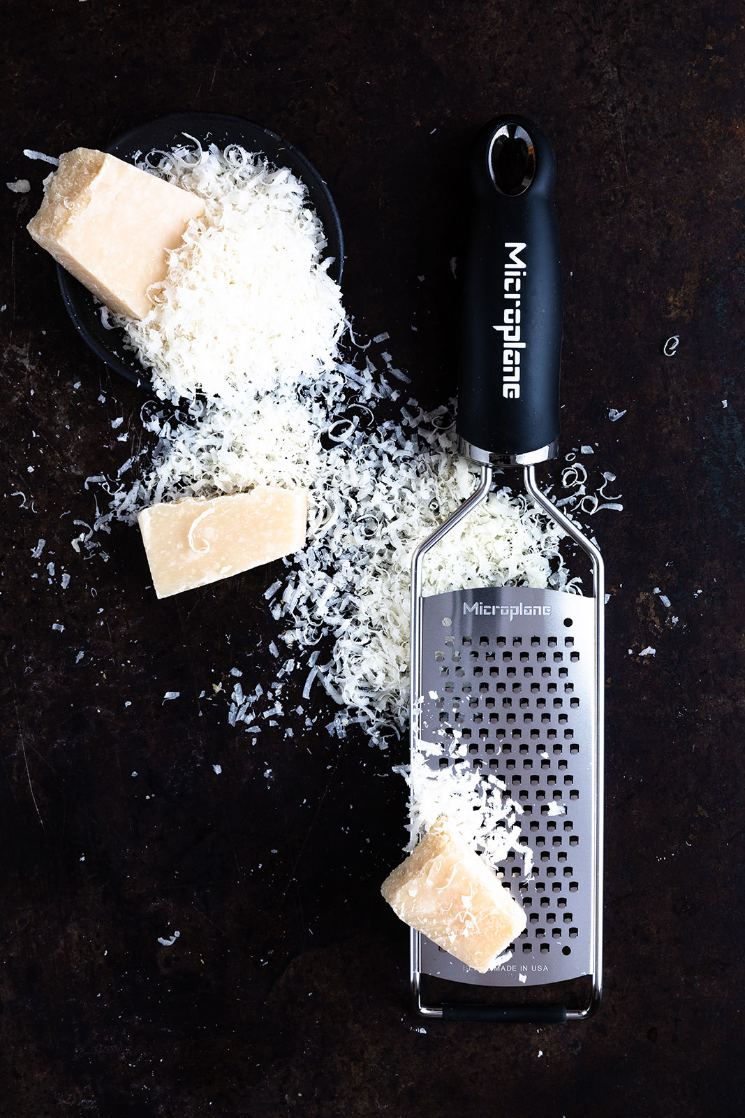 Microplane Gourmet Reibe Grob schwarz