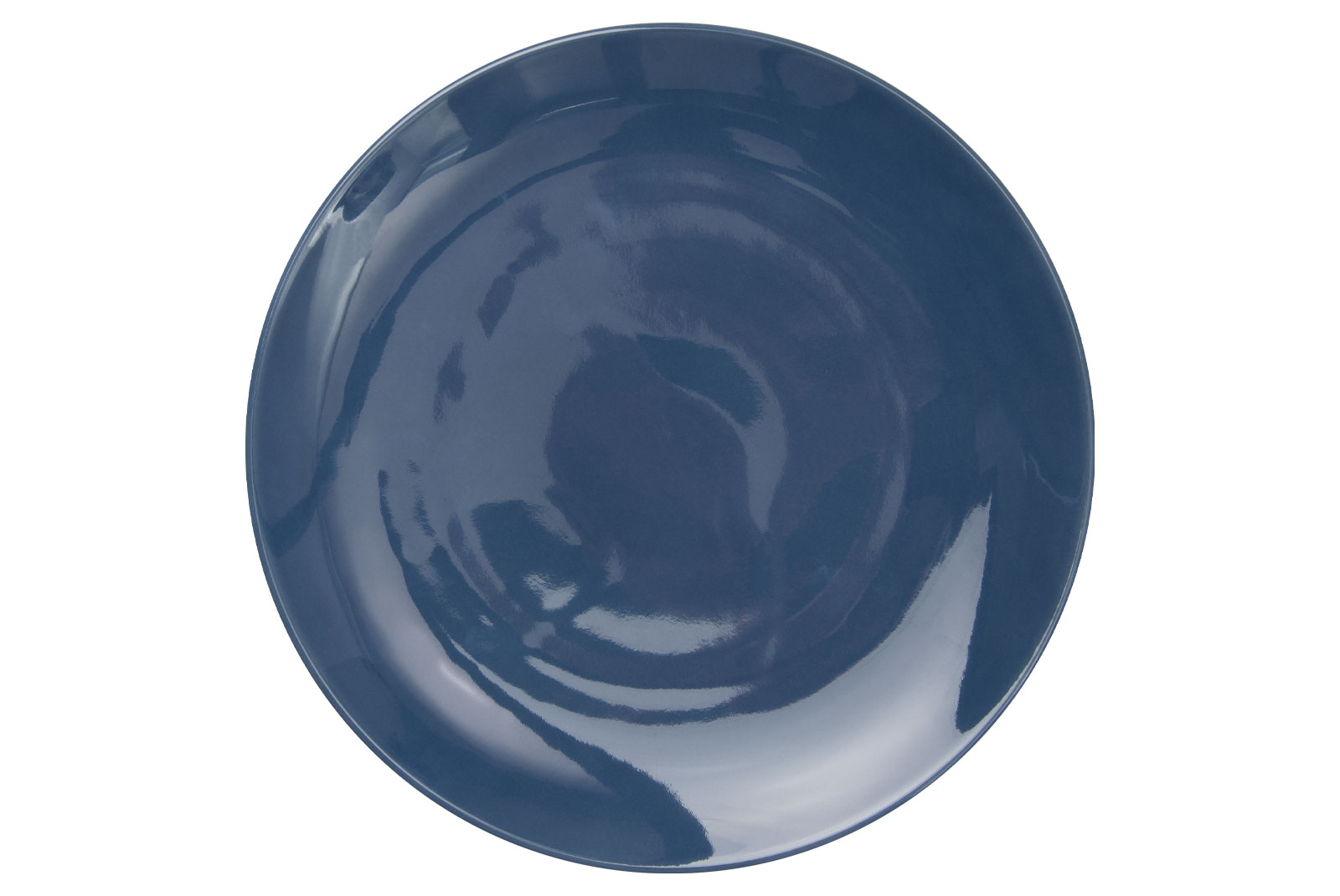 Der Dibbern One Color indigo Speiseteller ist ein großer Porzellanteller mit jeansblauer Glasur.