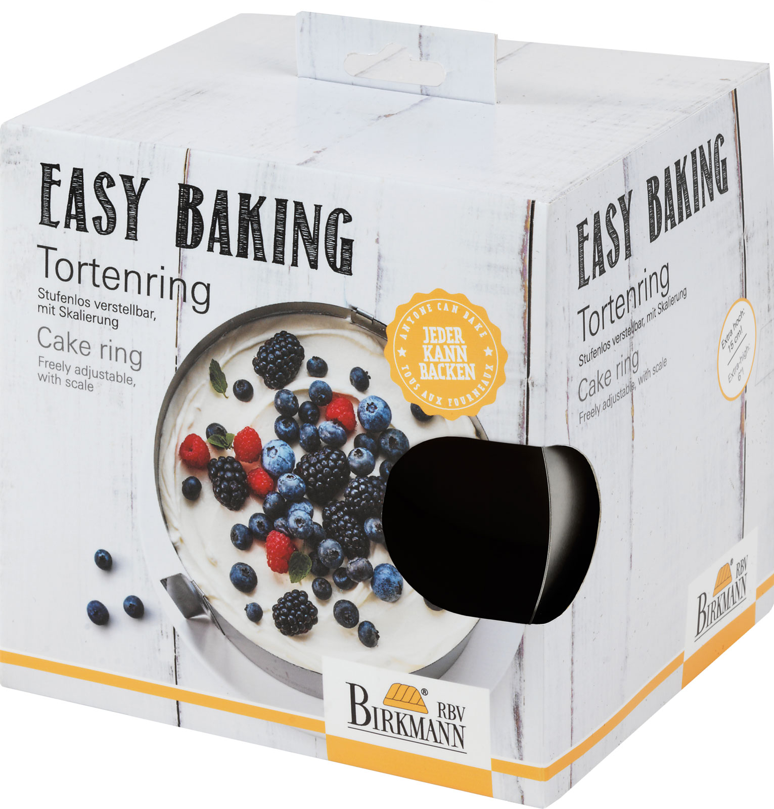 RBV Birkmann Easy Baking Tortenring extra hoch
