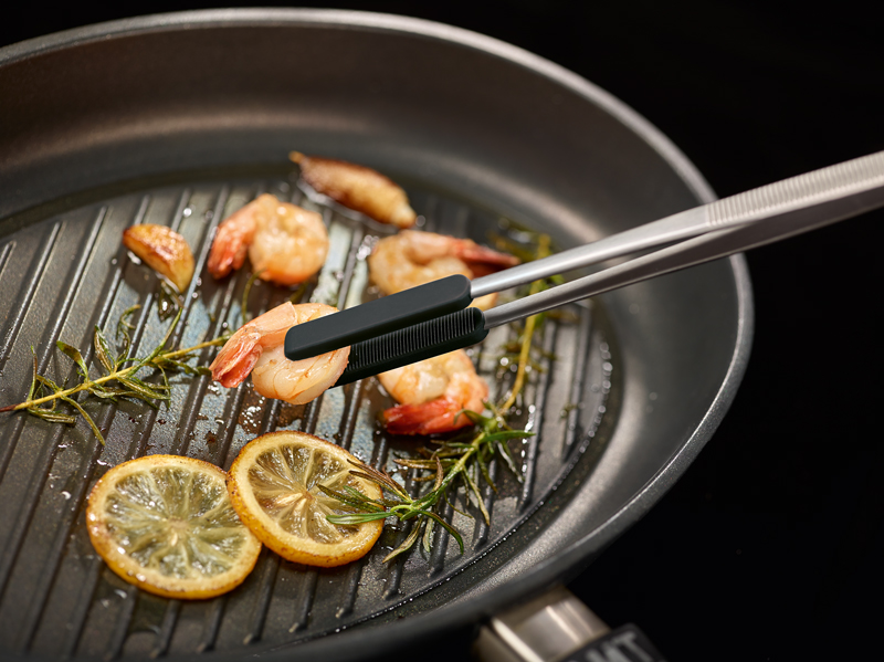 Triangle Solingen Grillpinzette 30cm mit Silikonspitzen