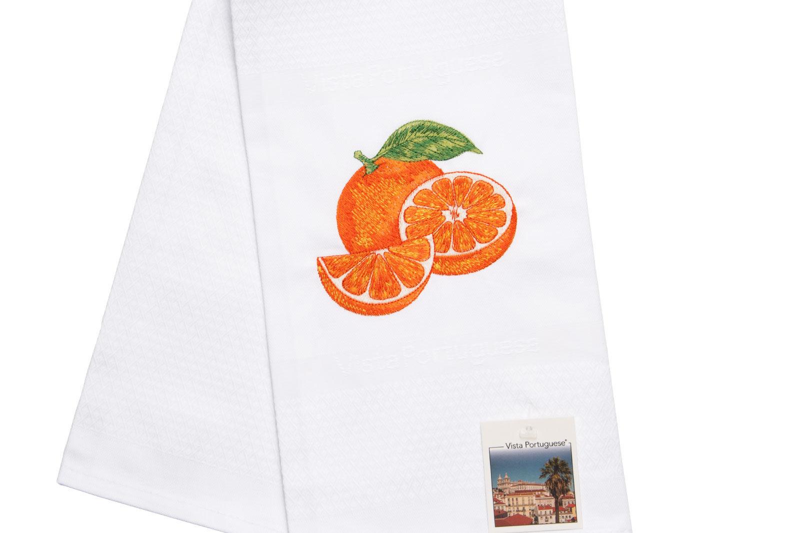 Vista Portuguese Geschirrtuch Orange 50x70cm