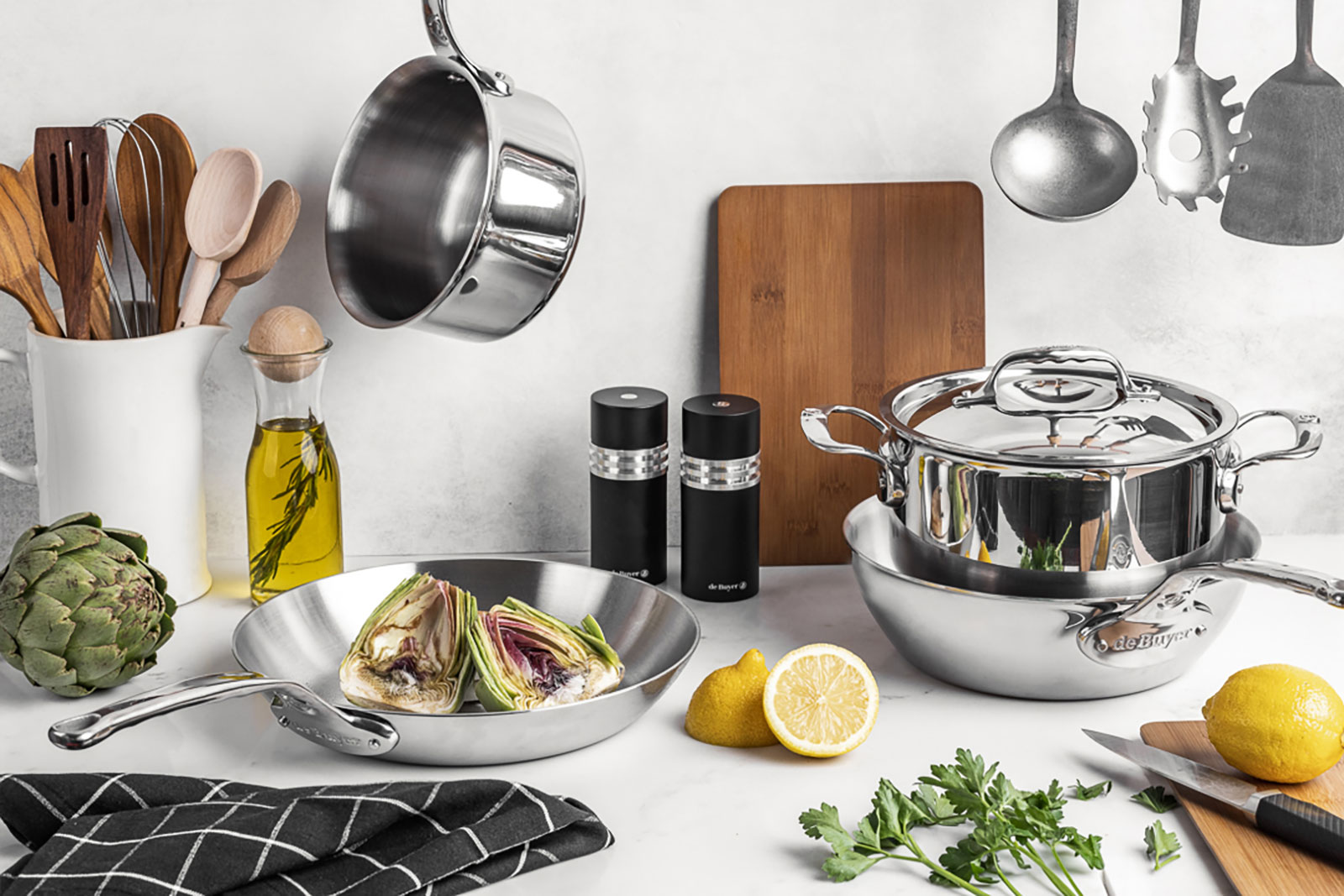 de Buyer Affinity Sauteuse konisch 20cm Edelstahl