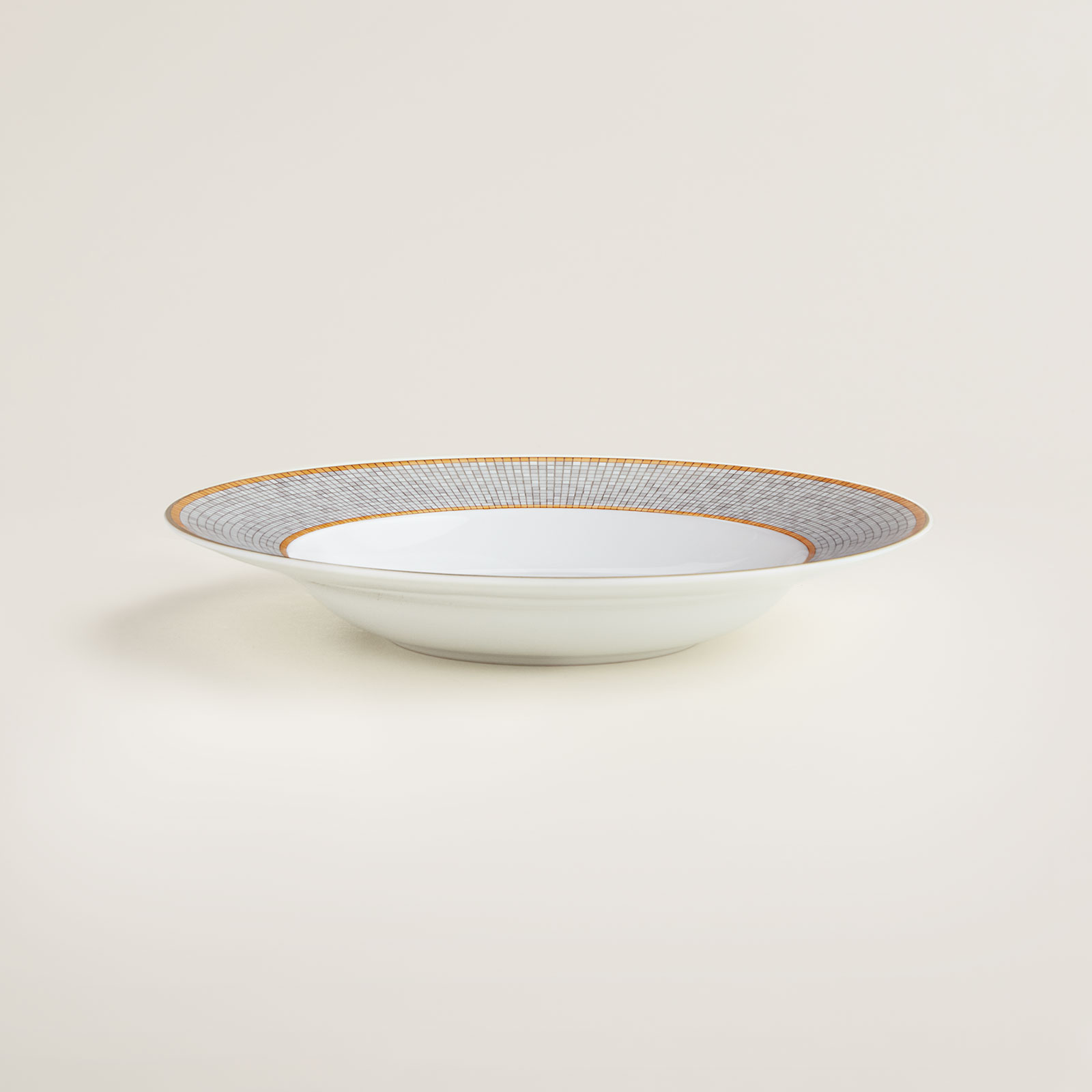 HERMÈS Paris Mosaïque au 24 Gold Suppenteller 22cm