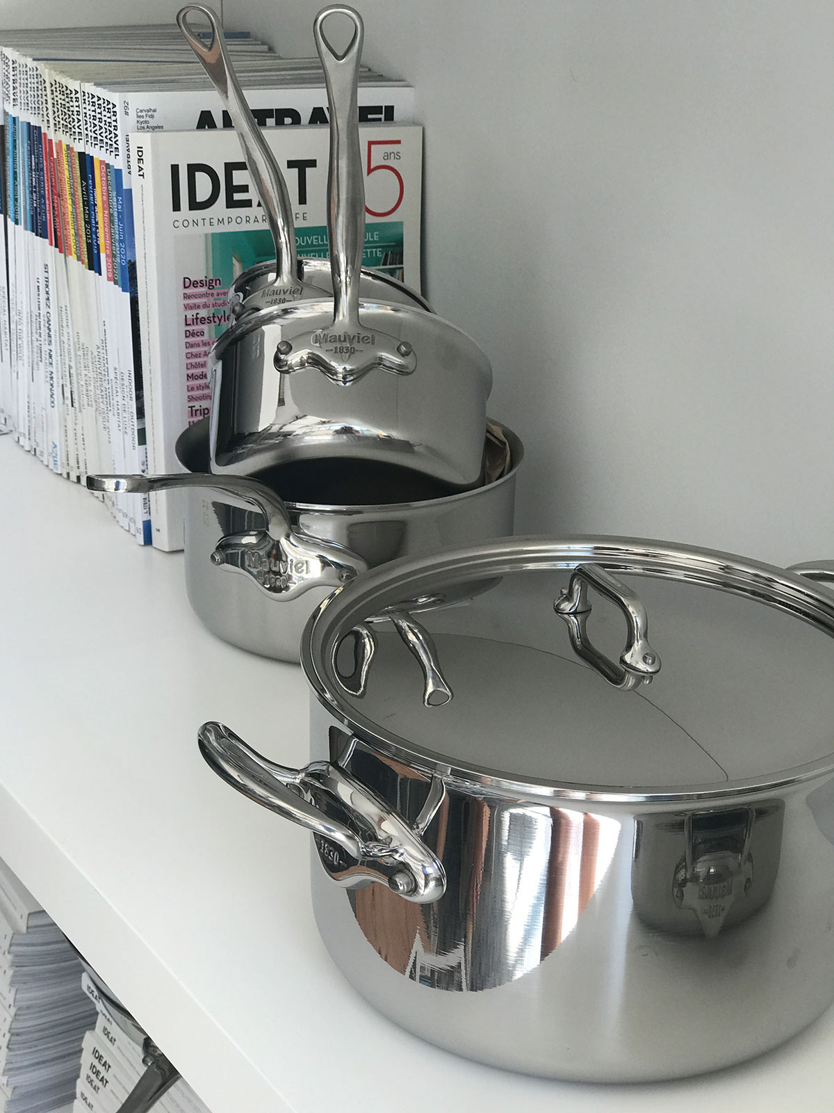Mauviel M'Cook Kochtopf mit Deckel 28cm Edelstahl