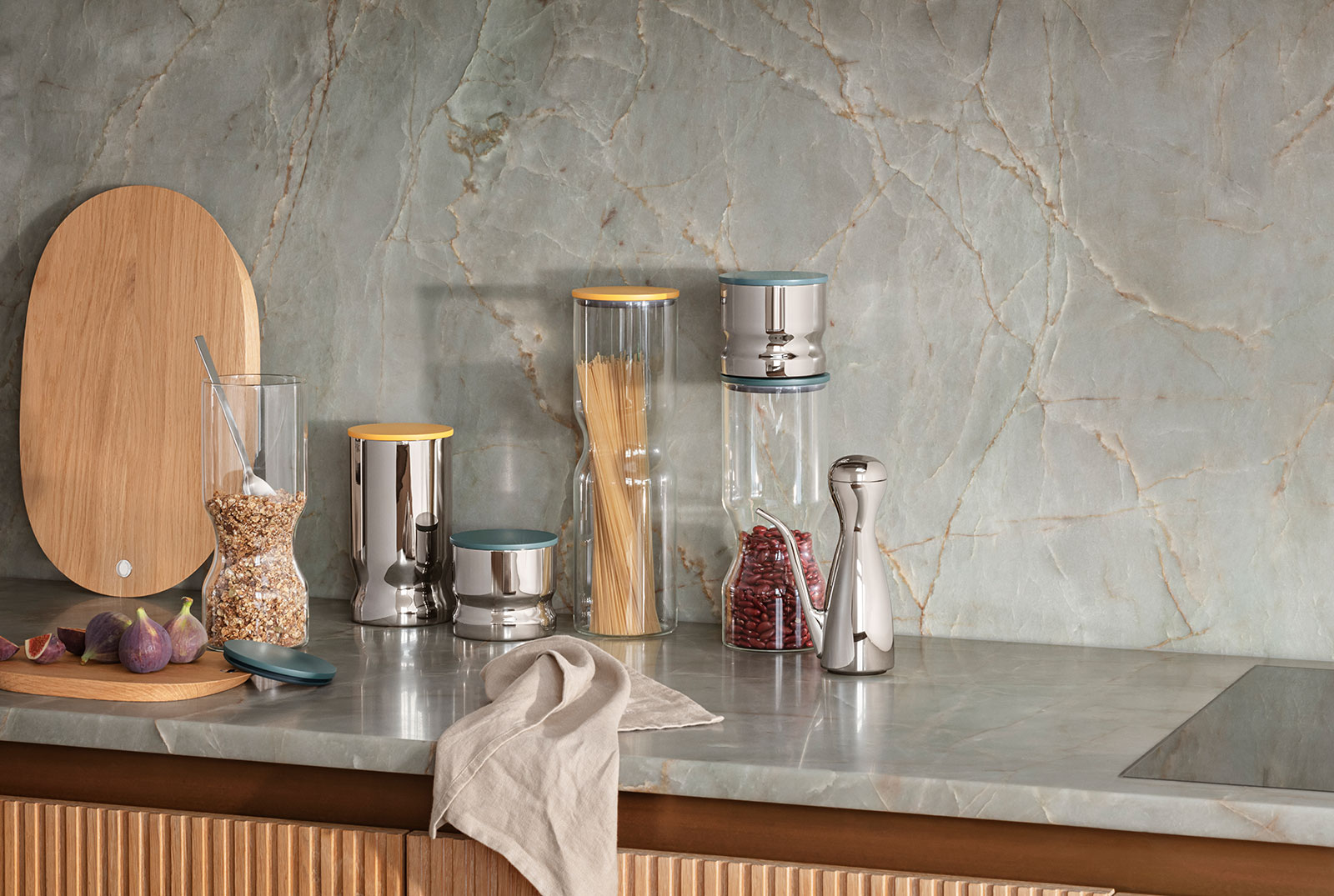 Georg Jensen Alfredo Vorratsdose mini 0,50ltr. Edelstahl