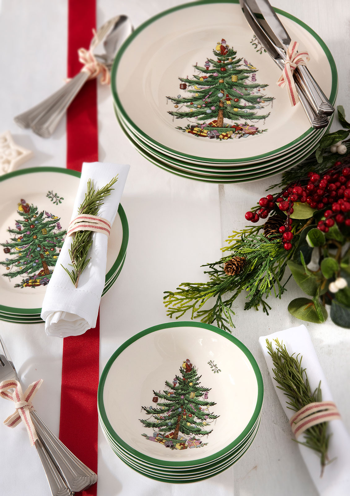 Spode Christmas Tree Suppenteller 23cm (UK)