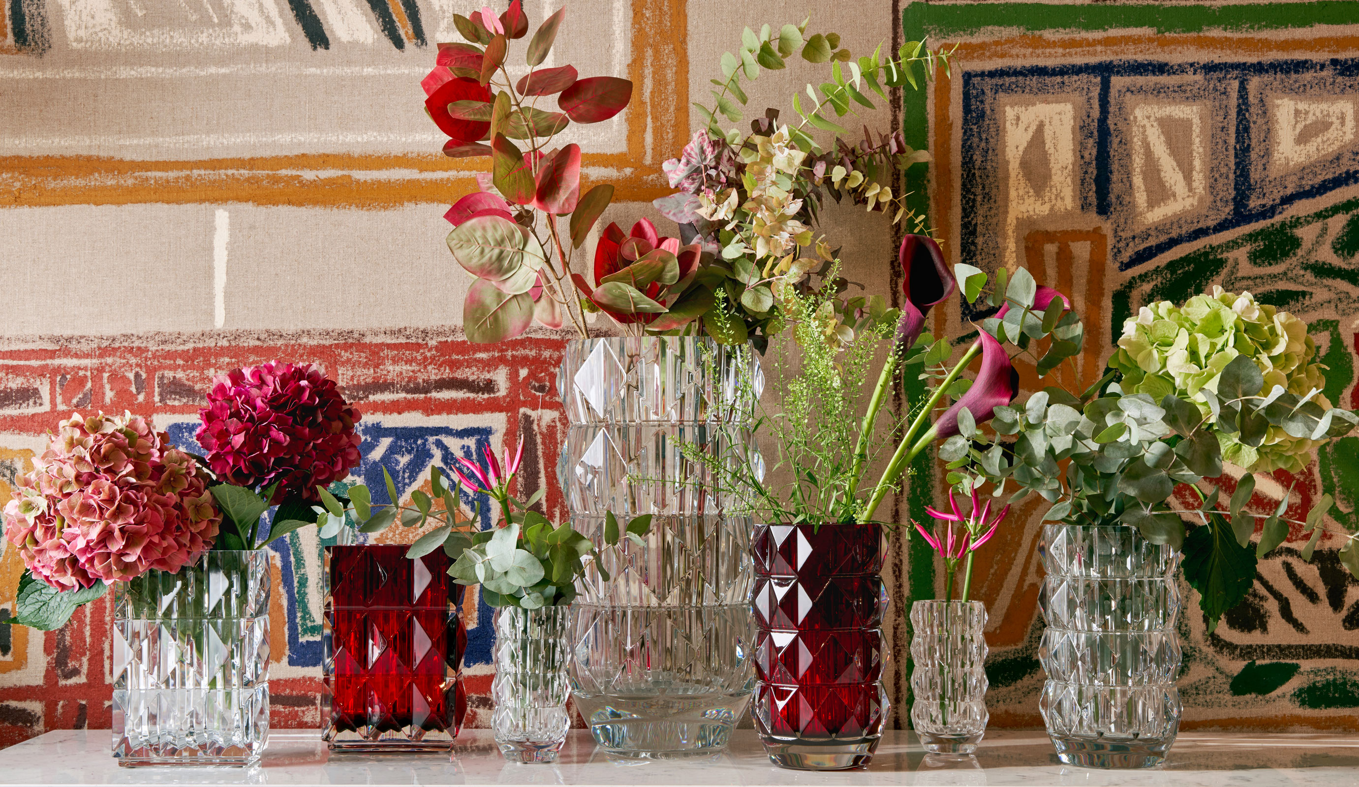 Baccarat Louxor Vase 23cm rund klar