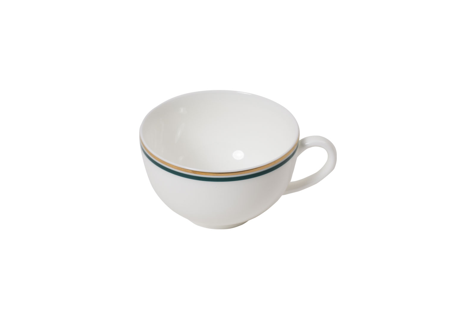 Die Espresso-Obertasse dunkelgrun der Dibbern Serie Capri