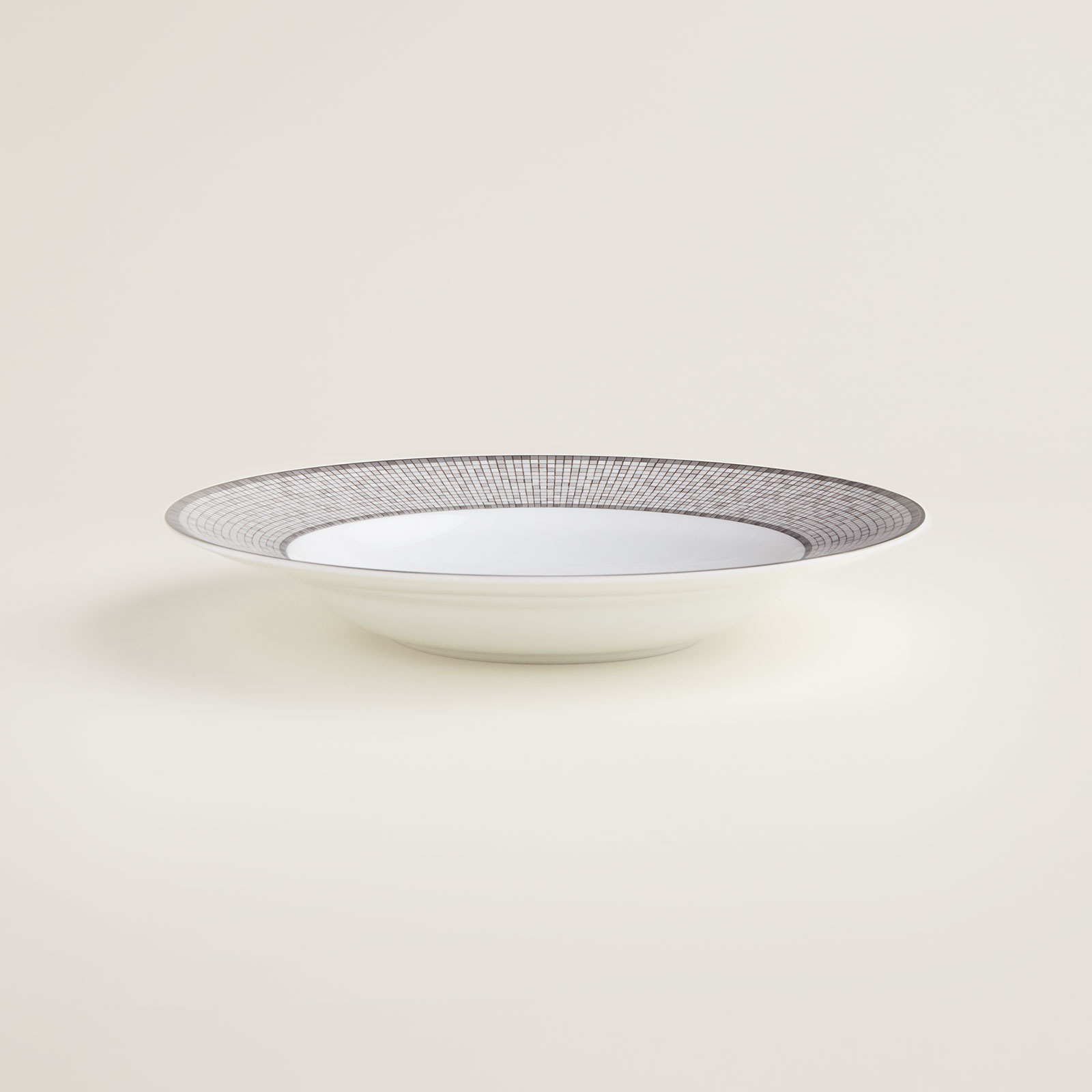 HERMÈS Paris Mosaïque au 24 Platin Suppenteller 22cm
