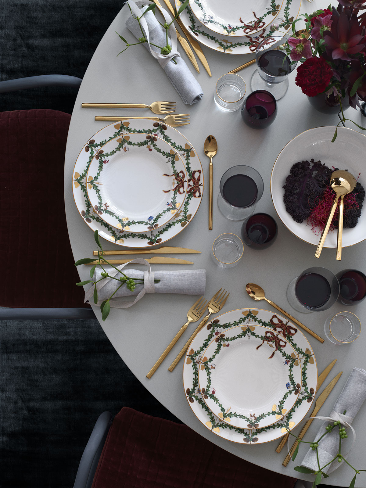 Royal Copenhagen Star Fluted Christmas Frühstücksteller 19cm klein