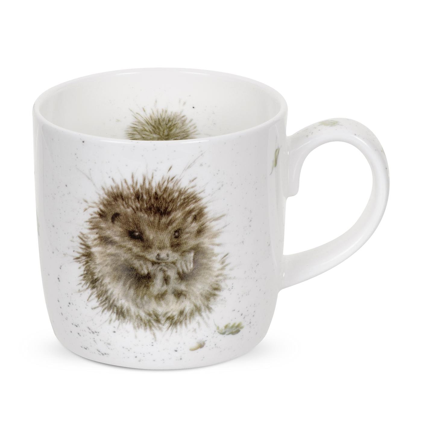 Royal Worcester Wrendale Designs Becher Awakening / Igel
