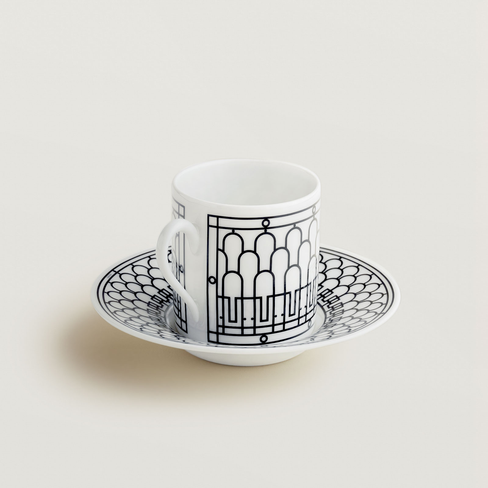 HERMÈS Paris H DÉCO Espressotasse m.U. 0,09ltr.