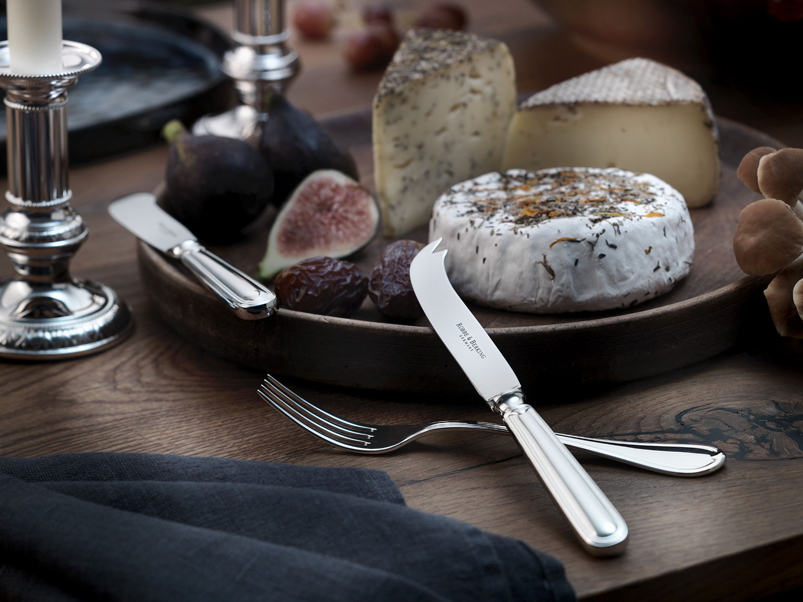 Robbe & Berking Classic-Faden Buttermesser mit Stahlklinge