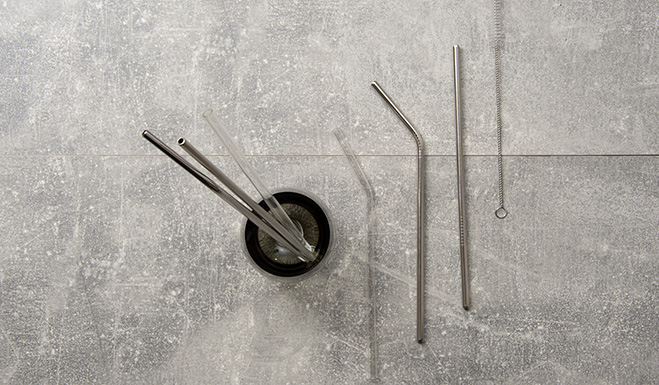 Statt Plastikhalmen