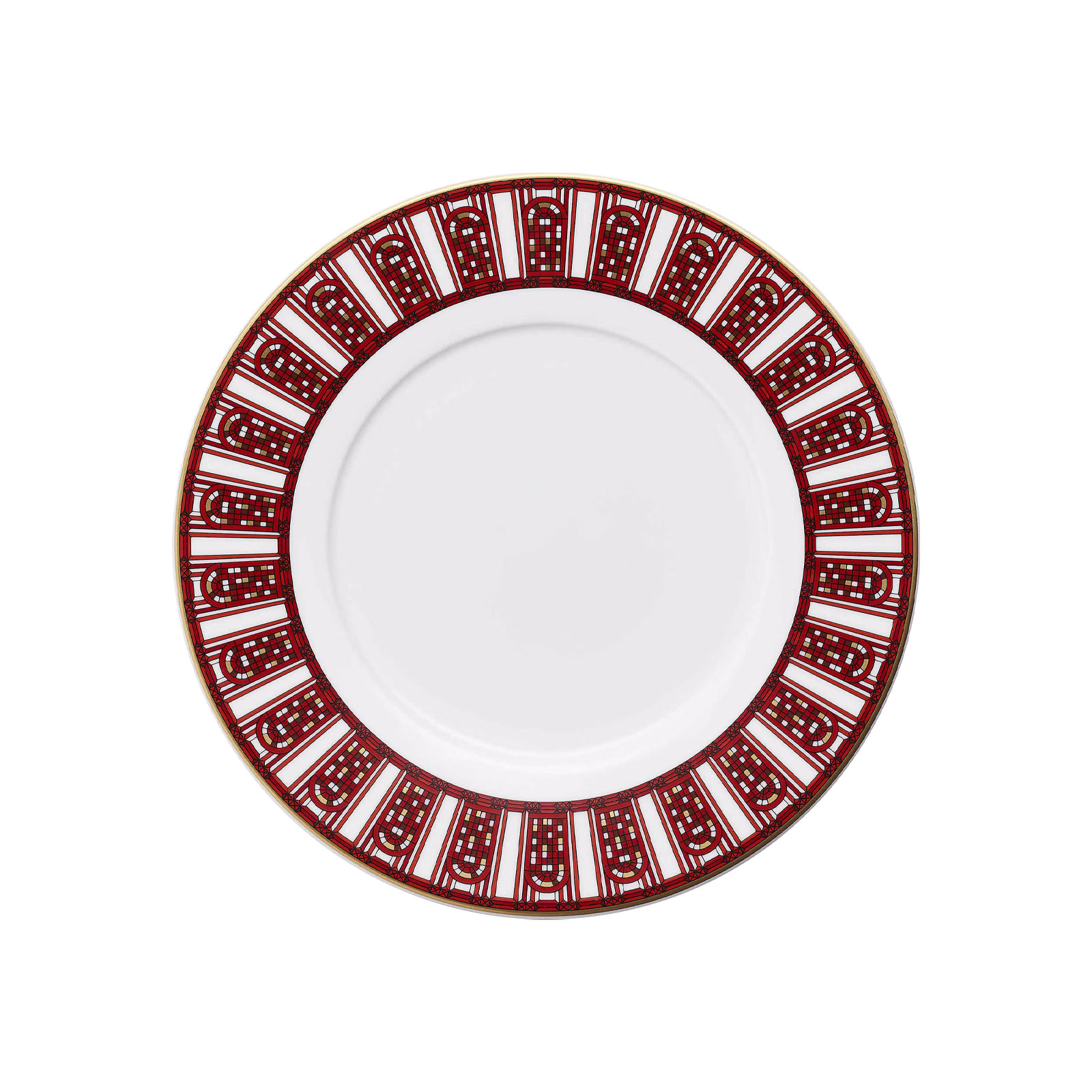 Baccarat Arcadia Frühstücksteller 2St. 21cm rot