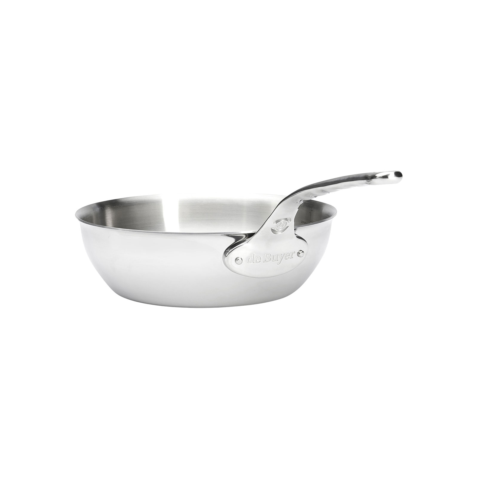 de Buyer Affinity Sauteuse konisch 24cm Edelstahl