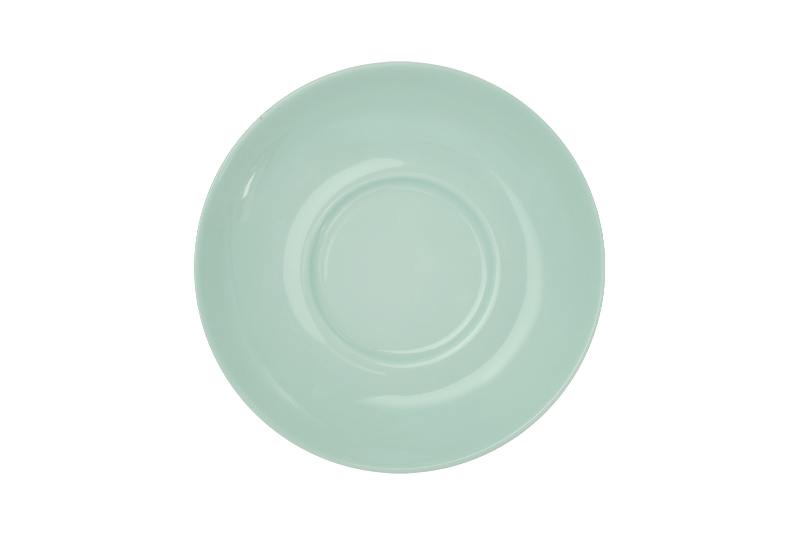 Solid Color mint Kaffee-Untertasse