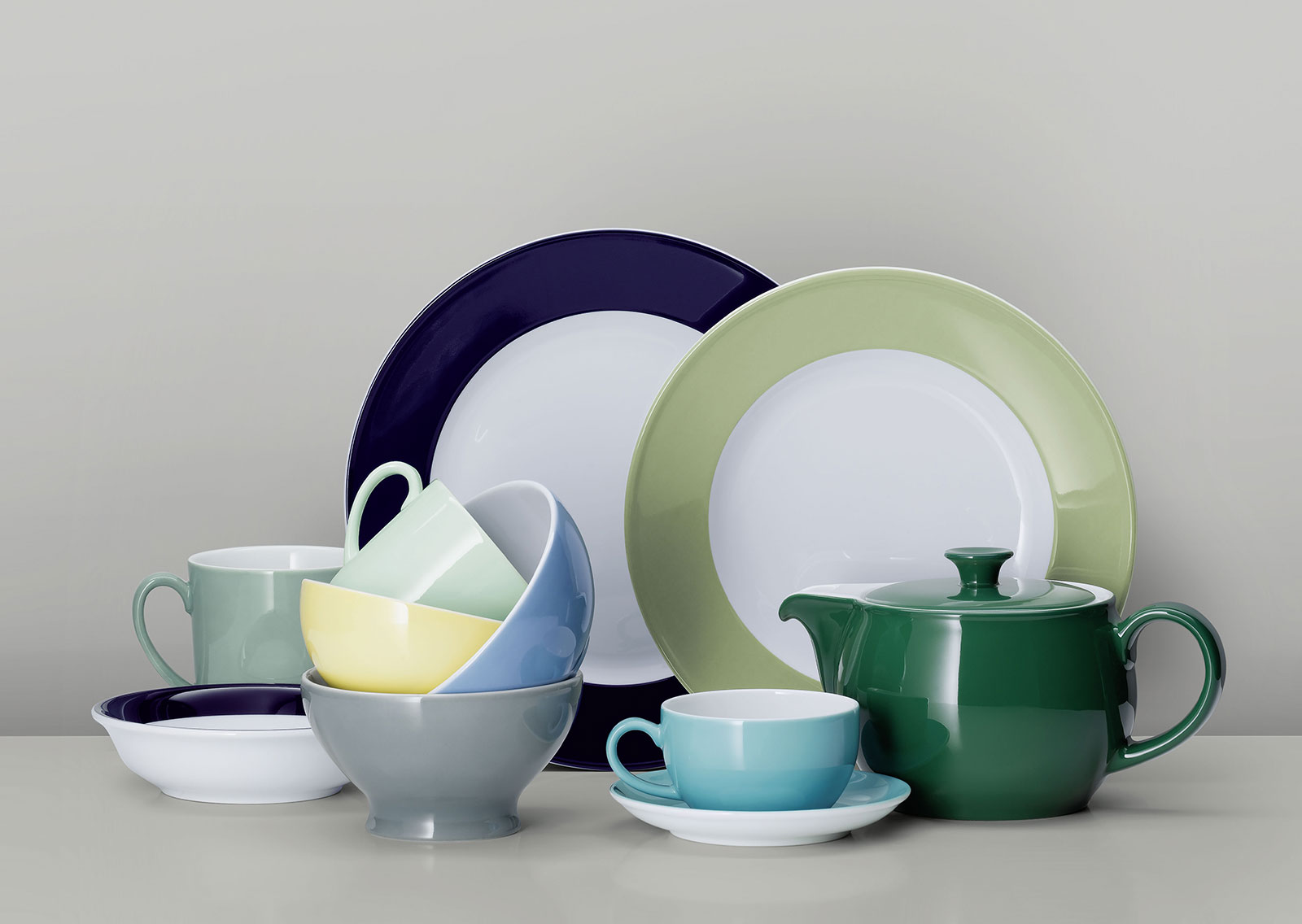 Dibbern Solid Color mint Bol 0,50ltr.