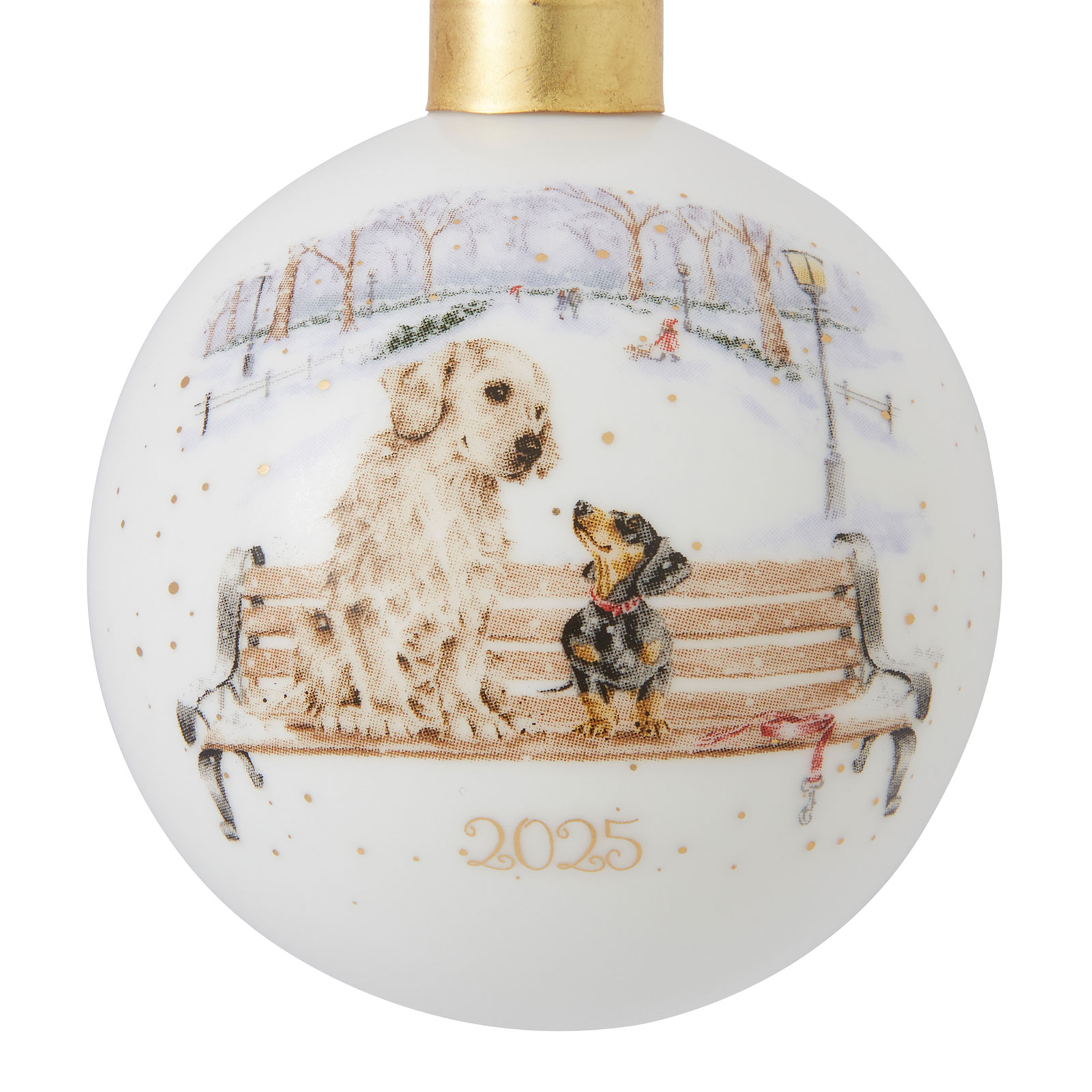 Royal Worcester Wrendale Designs Weihnachtskugel Winter Walks 2025