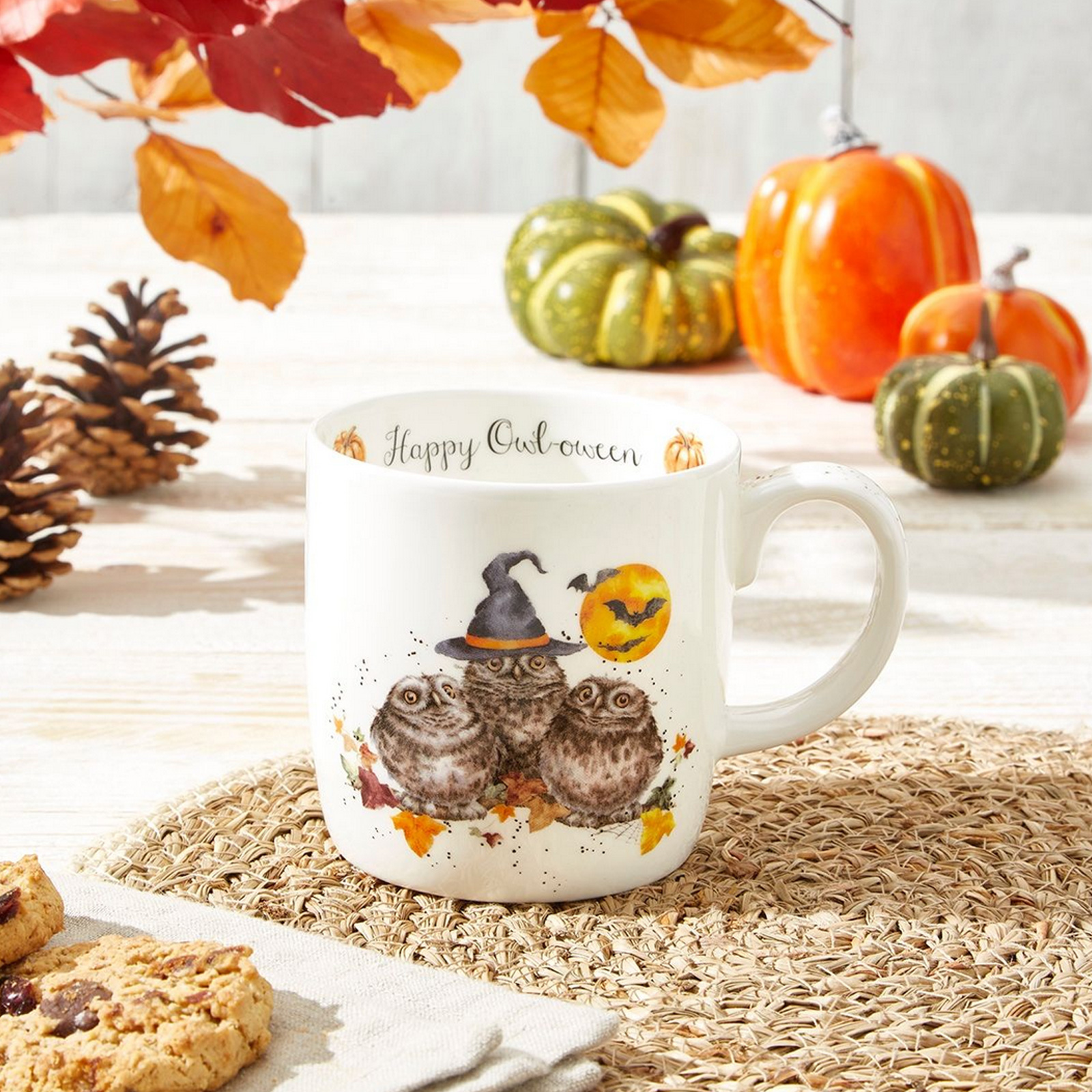 Royal Worcester Wrendale Designs Becher Halloween Happy Owloween 0,40ltr. (Halloween Collection) MMUY4020-XT