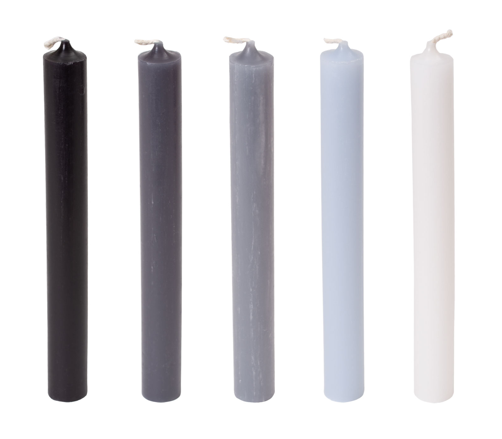 Dibbern Stabkerzen 20cm kiesel 12er Pack