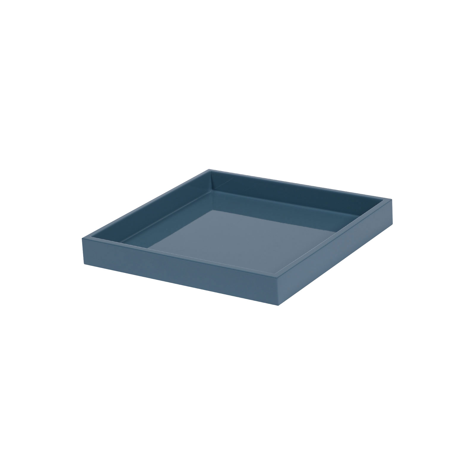 albert L. Lack-Tablett 20x20cm taubenblau