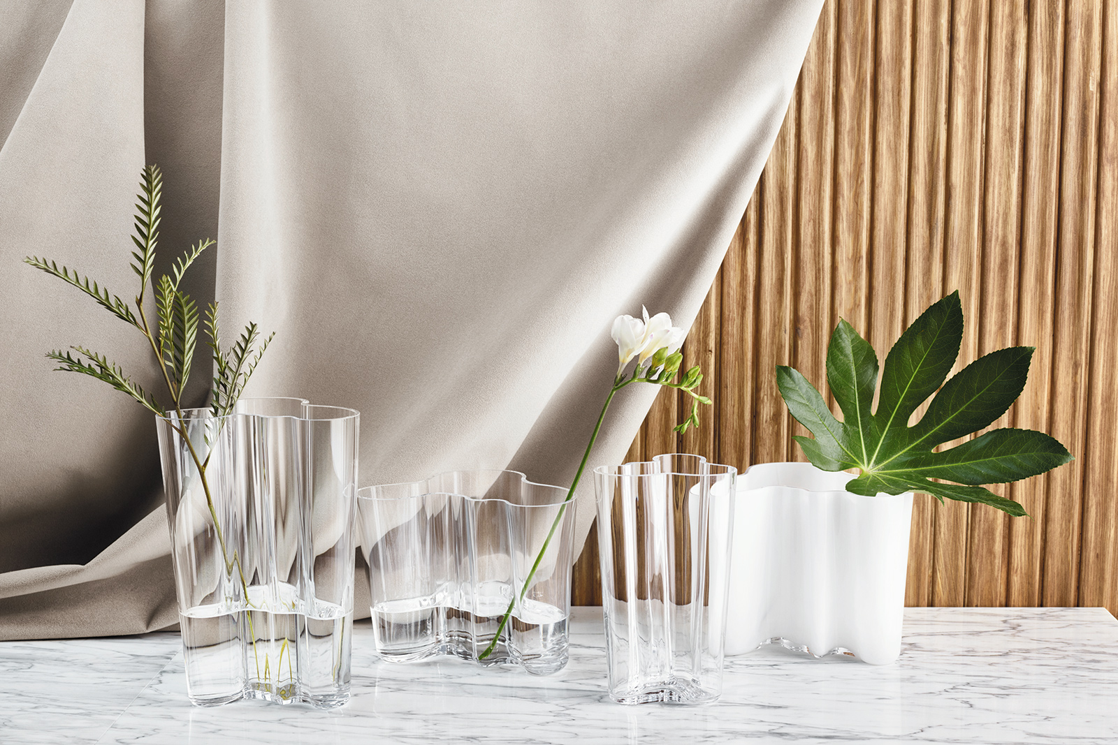 iittala Alvar Aalto Vase 12cm opal/opalweiß