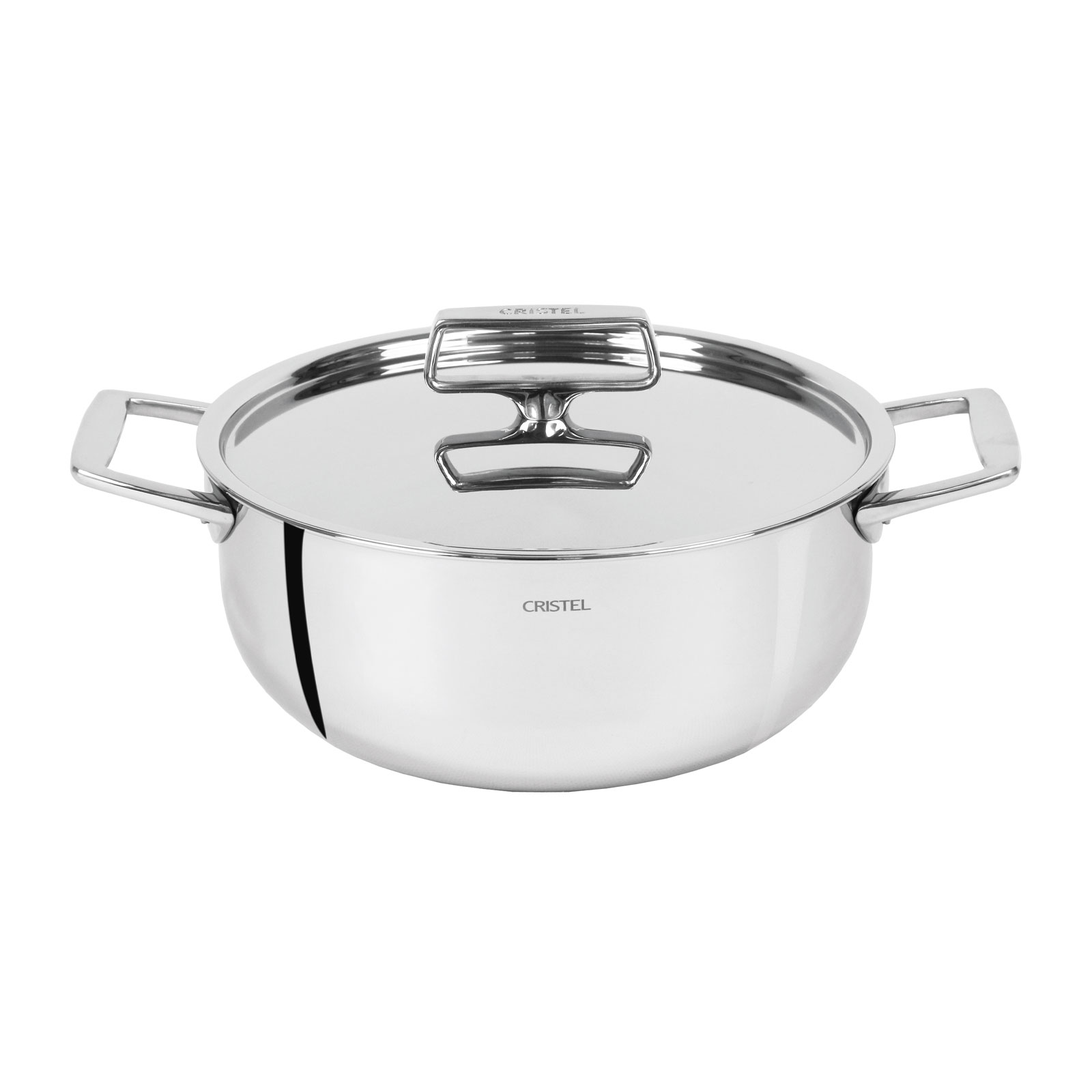 Cristel Castel'Pro Fleischtopf m. Deckel 24cm Edelst.