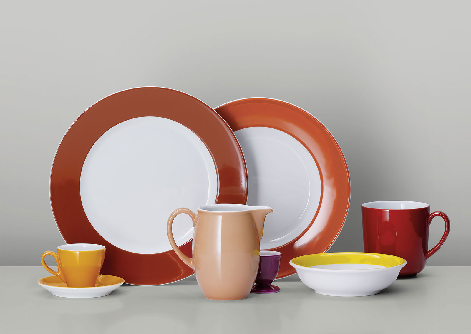 Dibbern Solid Color sonnengelb Espresso-Untertasse Classic
