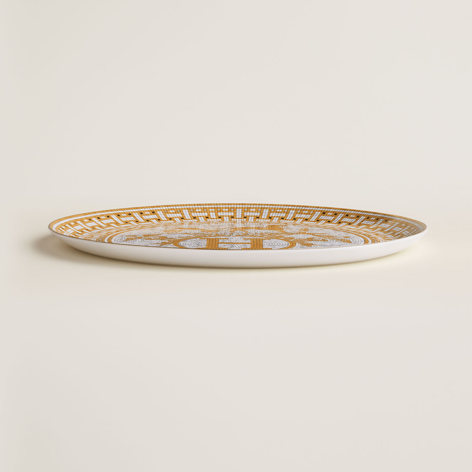 HERMÈS Paris Mosaïque au 24 Gold Tortenplatte 32cm