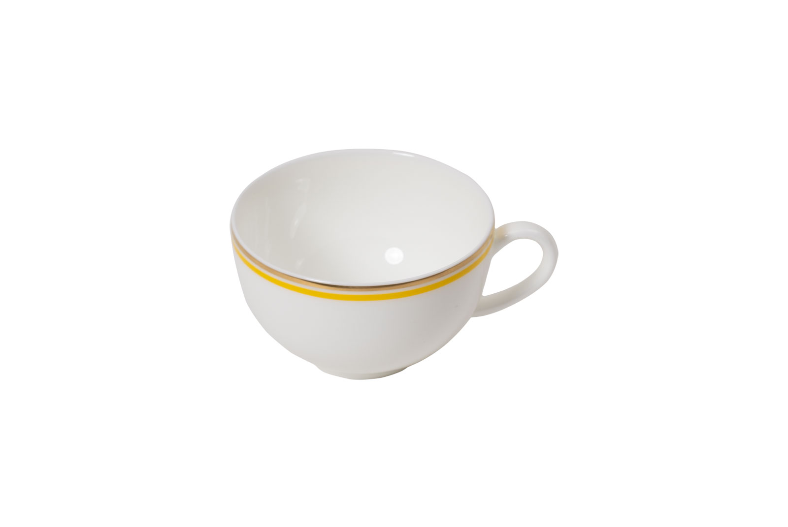 Die Espresso-Obertasse gelb der Dibbern Serie Capri