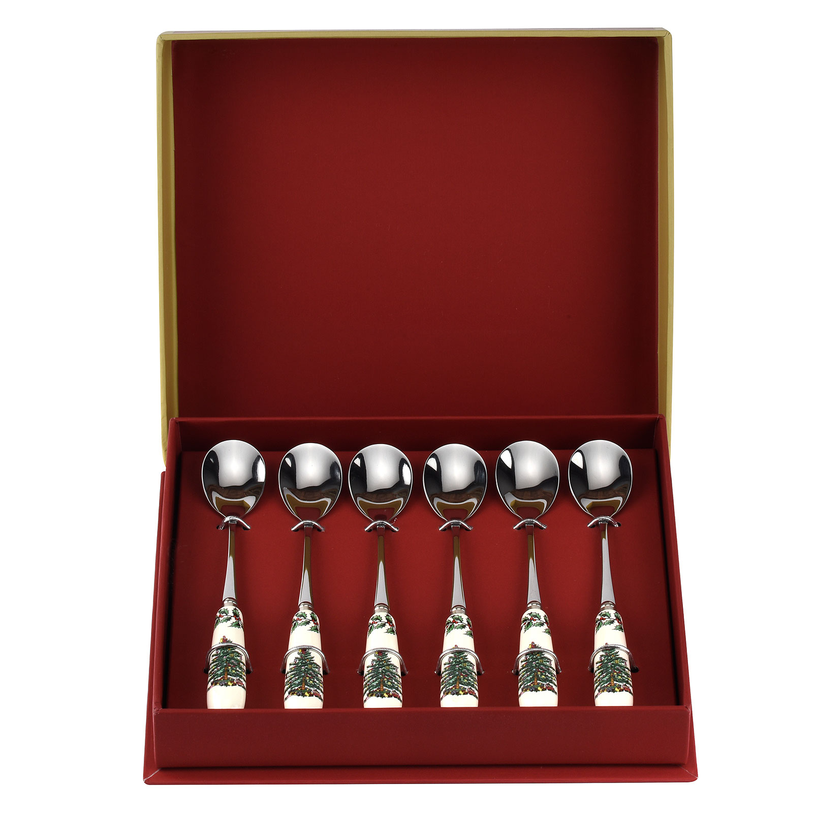 Spode Christmas Tree Teelöffel 6er Set 15cm