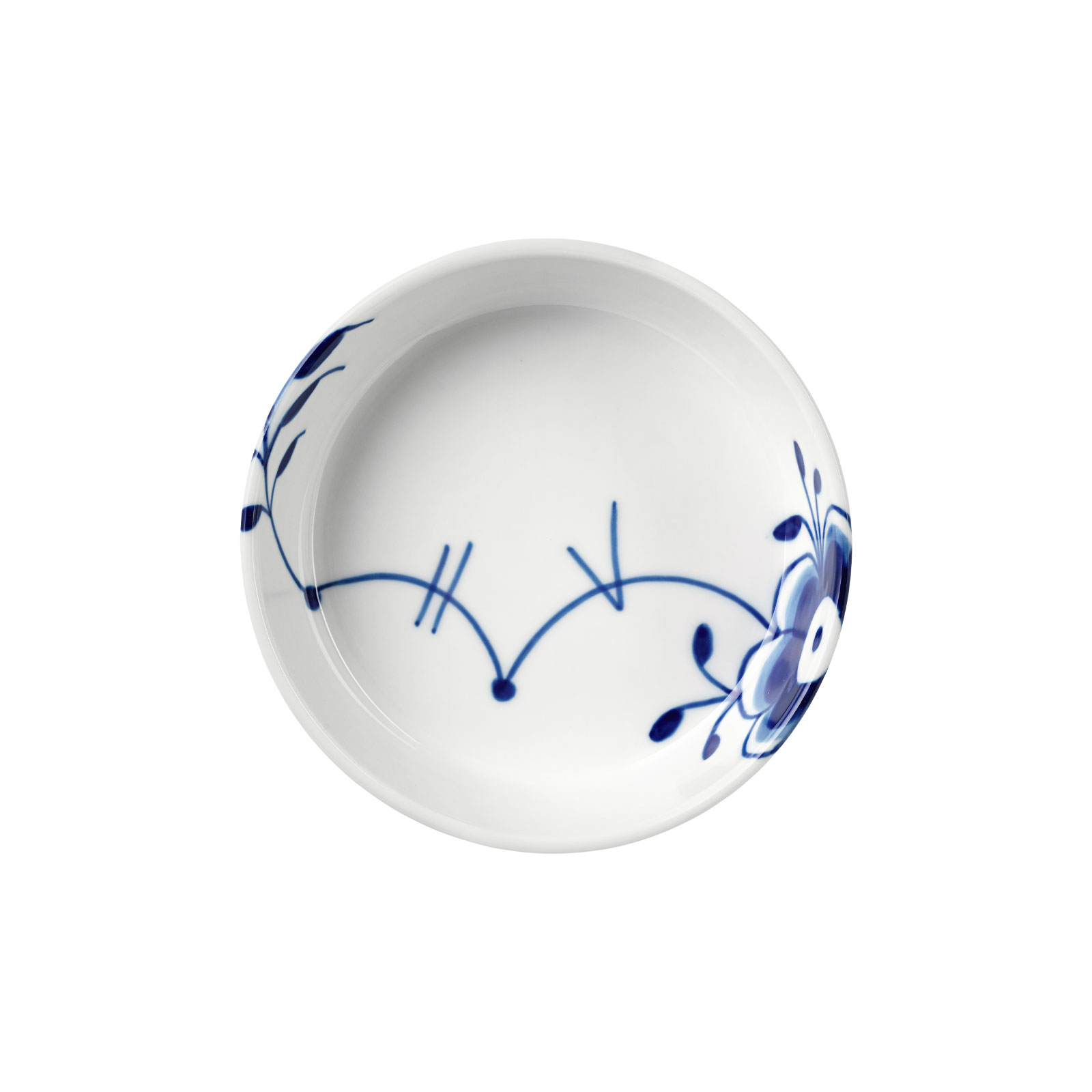 Royal Copenhagen Mega Blau Gerippt Schale 12,5cm 1061131