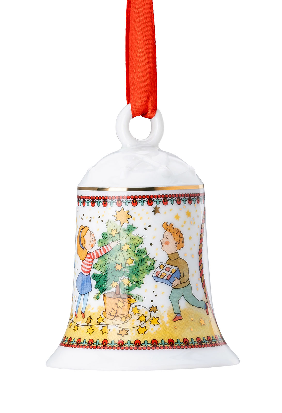 Hutschenreuther 2024 Weihnachtsleuchten Glocke Porzellan