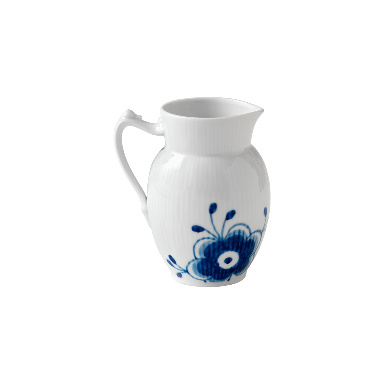 Royal Copenhagen Mega Blau Gerippt Milchkännchen 0,38ltr. 2381440