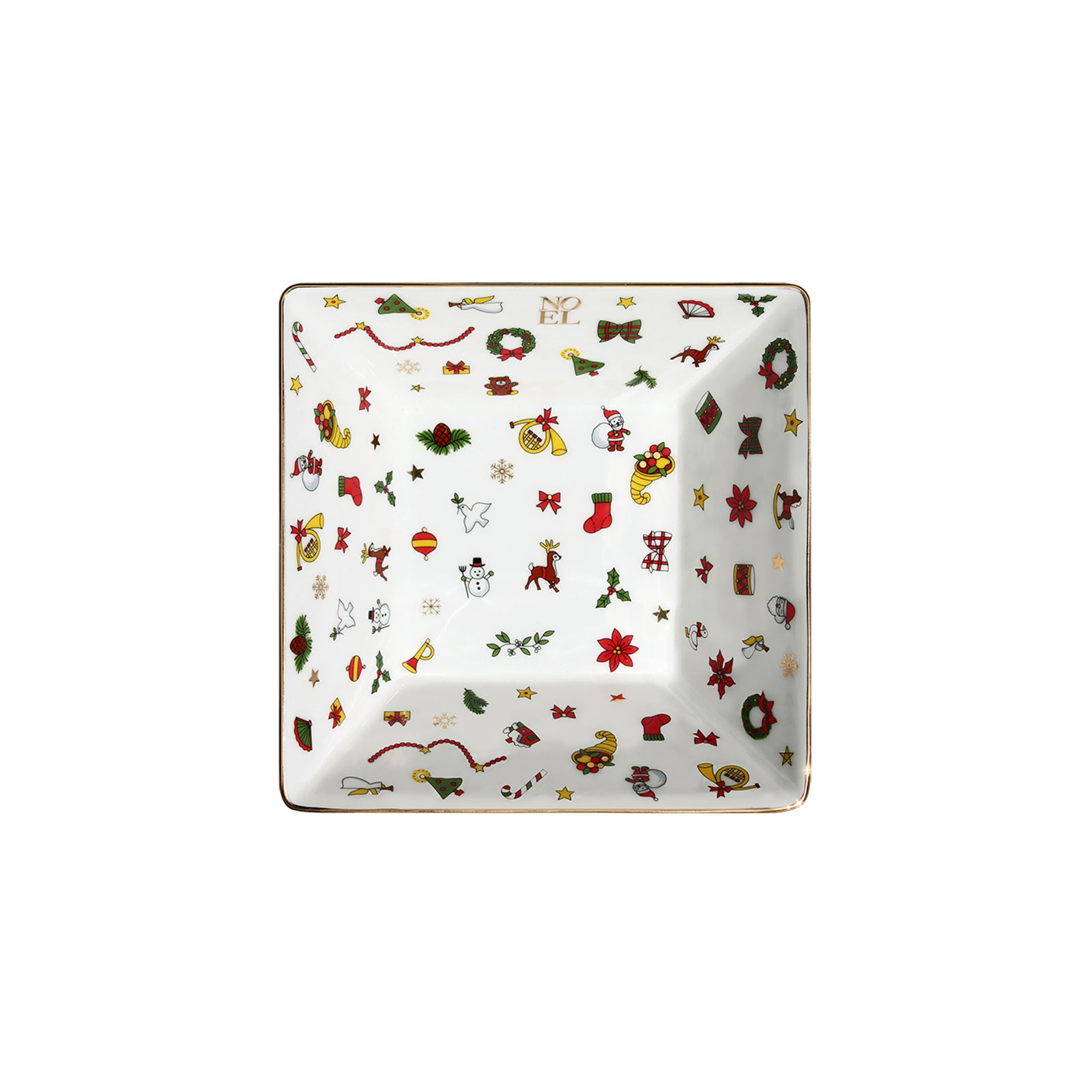 TAITÙ Noel Oro Schale quadratisch mittel 15,5x15,5cm