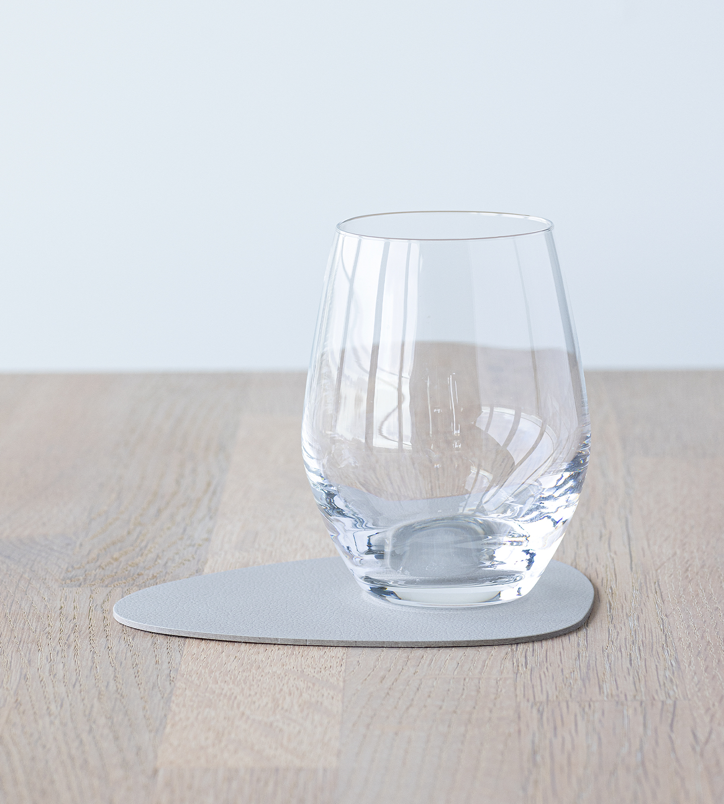 Lind DNA Dänemark Glasuntersetzer Curve 11x13cm Nupo oyster white