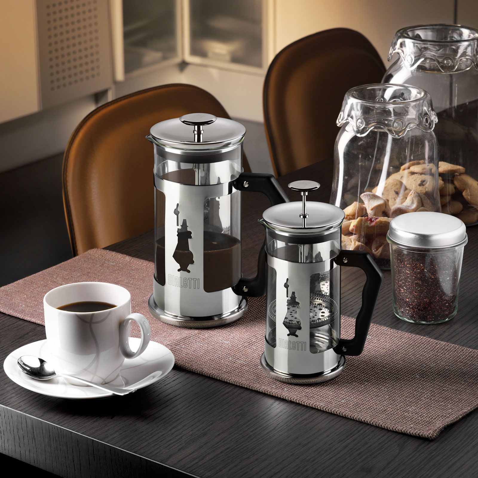 Bialetti Italien Preziosa Kaffeebereiter / French Press  0,35ltr.