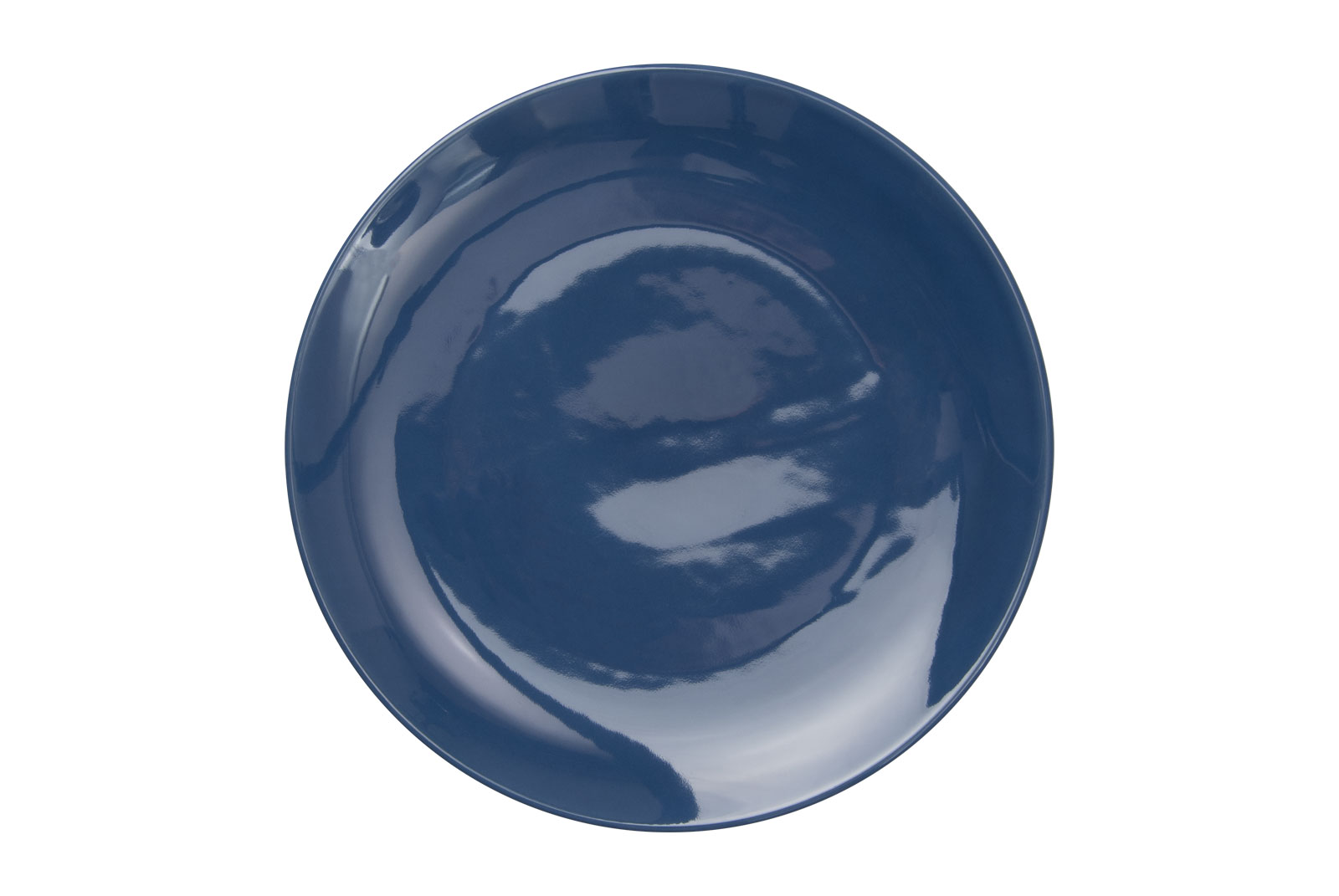 Der Dibbern One Color indigo Frühstücksteller ist ein kleiner Porzellanteller mit jeansblauer Glasur.